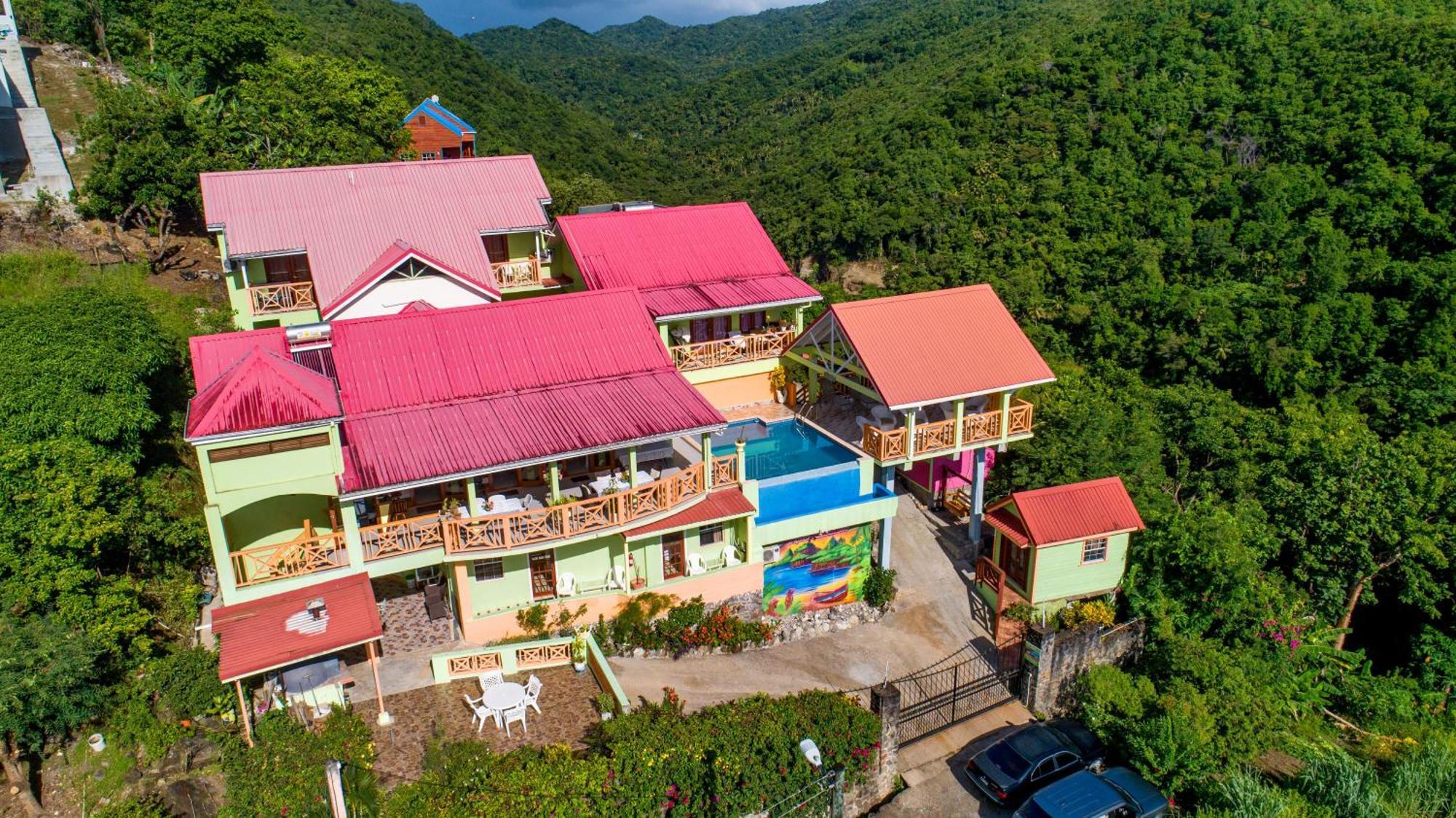 Tropical Paradise View Anse La Raye المظهر الخارجي الصورة